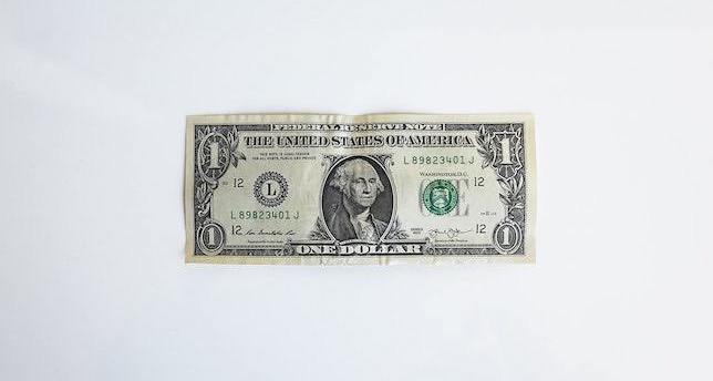 Single dollar bill