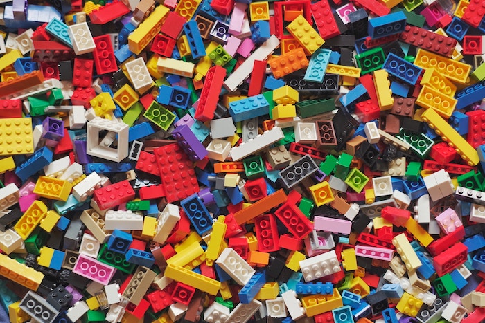 Lego building blocks, the smallest unit you can get